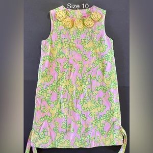 Size 10 Lilly Pulitzer Hopping Down the Bunny Trail Easter bunny dress